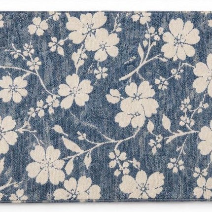 Vintage Cream Bathroom Rug – Foam Plush Cotton Absorbent Bath Mat - 20”x32”