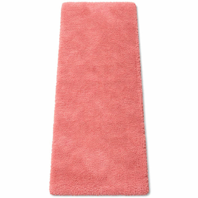 Soft Plush Runner Rug – 22x61 Inch Anti-Slip Hallway & Bathroom Carpet - Pink