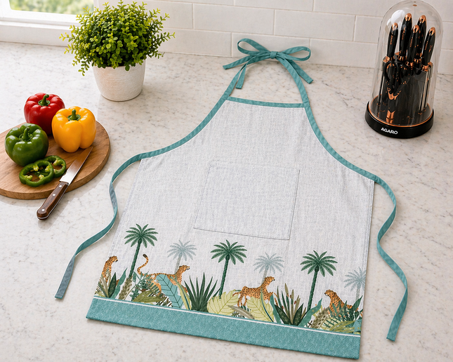 Palm Haven Kitchen Apron – Premium Cotton Cooking & Baking Apron for Women (Copy)