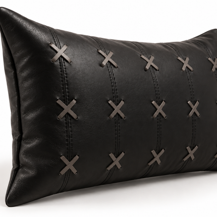 X-Factor Leather Cushion Cover 12x18