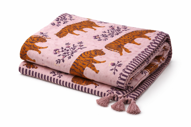 Shera Cotton Throw - Cozy Throw Blankets