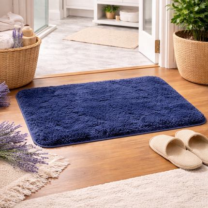 Ocean Plush Mat – Ultra Soft Non-Slip 16" x 24" Bathroom Rug