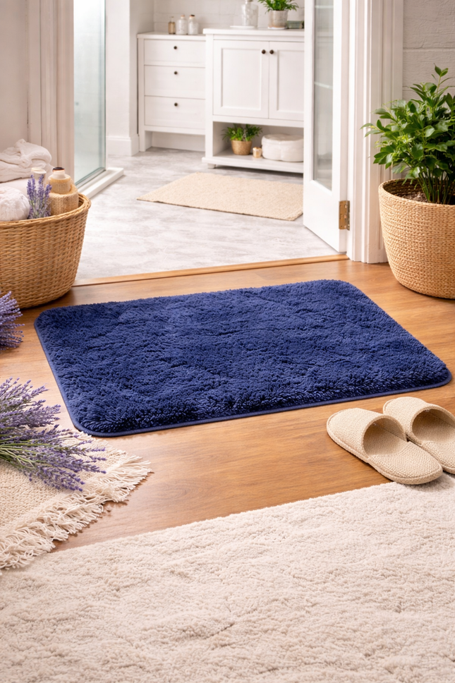 Ocean Plush Mat – Ultra Soft Non-Slip 16" x 24" Bathroom Rug