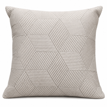 Geometric Quilted Cushion cover  16+16.