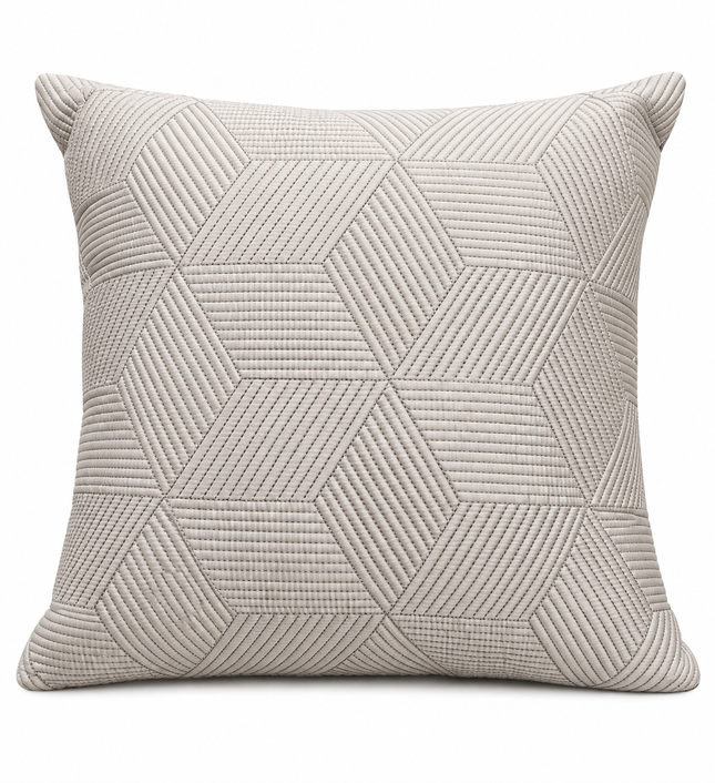 Geometric Quilted Cushion cover  16+16.