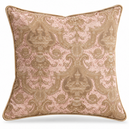Royal Teal Damask Cushion Cover 16x16