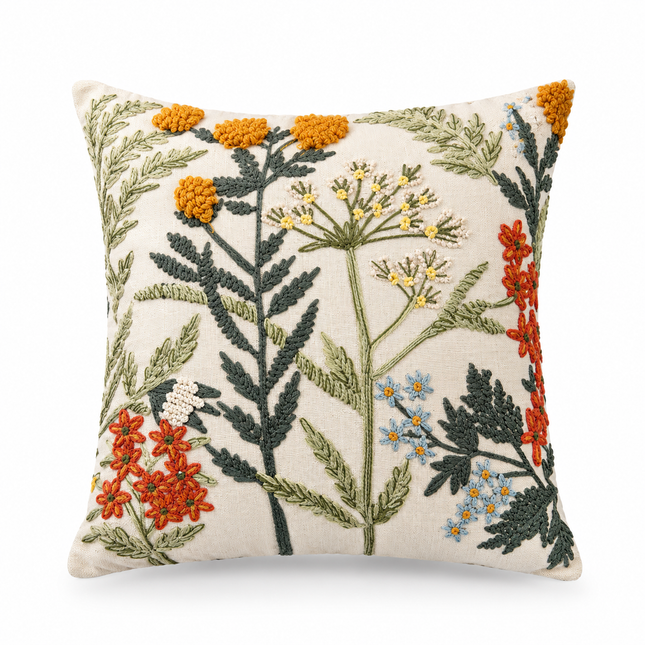 Wildflower Garden Cushion Cover 16x16