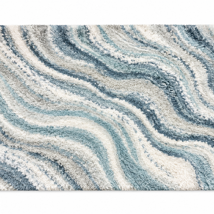 Loom & Linen Marble Chenille Doormat – Soft Absorbent Floor Mat for Entrance, Bedroom & Bathroom