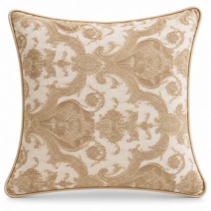 Royal Teal Damask Cushion Cover 16x16