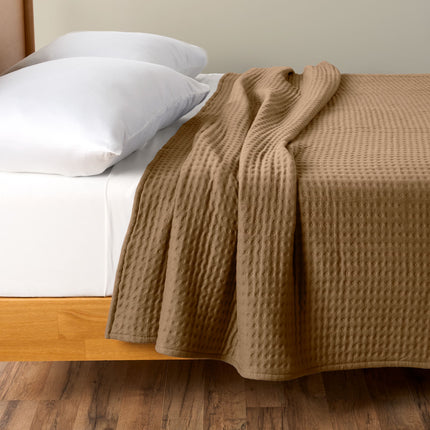 Loom & Linen Double Knit Blanket, Hazy Purple, Full Size