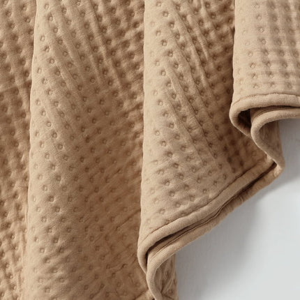 Loom & Linen Double Knit Blanket, Hazy Purple, Full Size