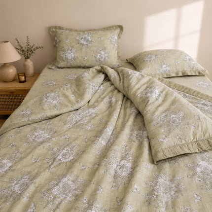 GREEN HEAVEN BEDCOVER SET