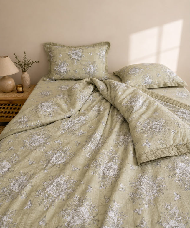 GREEN HEAVEN BEDCOVER SET
