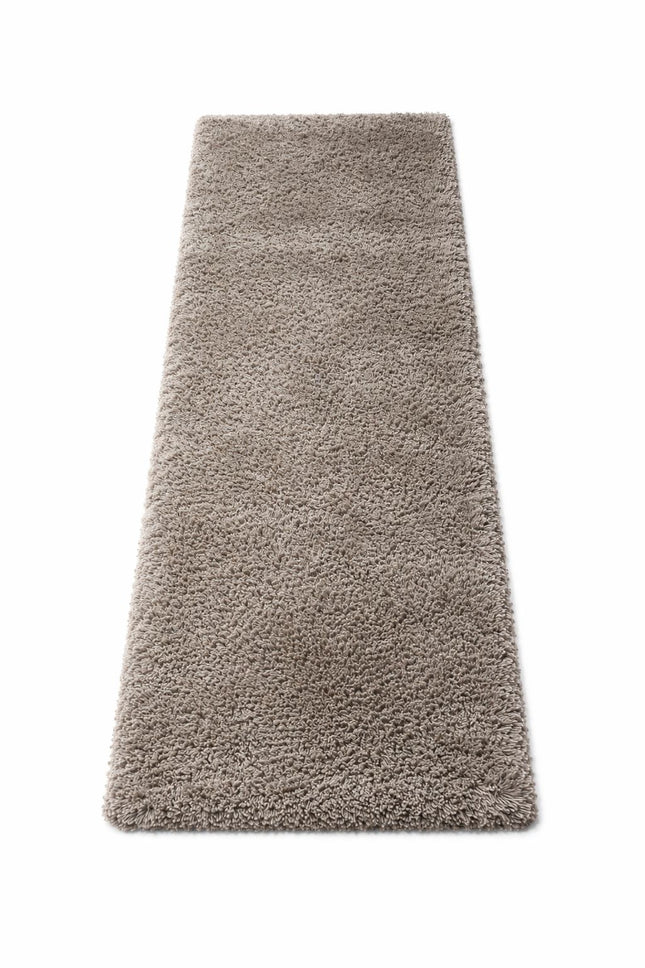 Soft Plush Runner Rug – 22x61 Inch Anti-Slip Hallway & Bathroom Carpet -  Brown